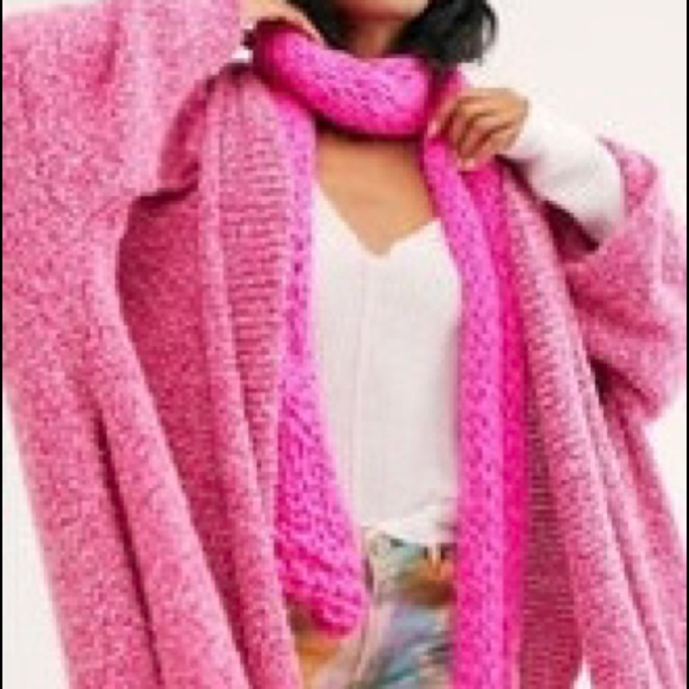 Free People BFF Cardigan Prickly Pear